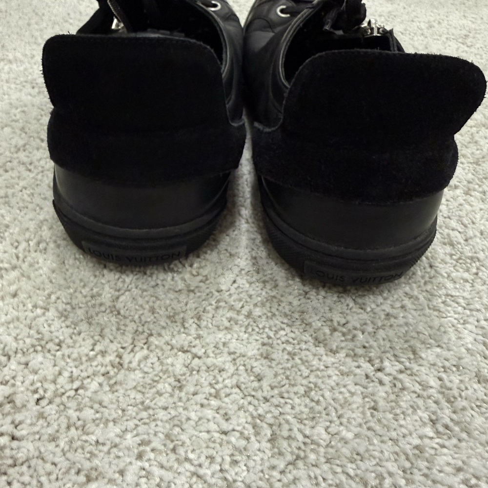 Louis Vuitton Black Men's Sneakers with Zipper Detail - Picture 3 of 7